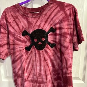 Skull tie dye T-shirt size Medium